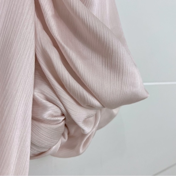 NEW TED BAKER US 4-6 Loueese Puff Sleeve Mini Ruffle Dress Light Pink (Ted2) - Picture 13 of 16